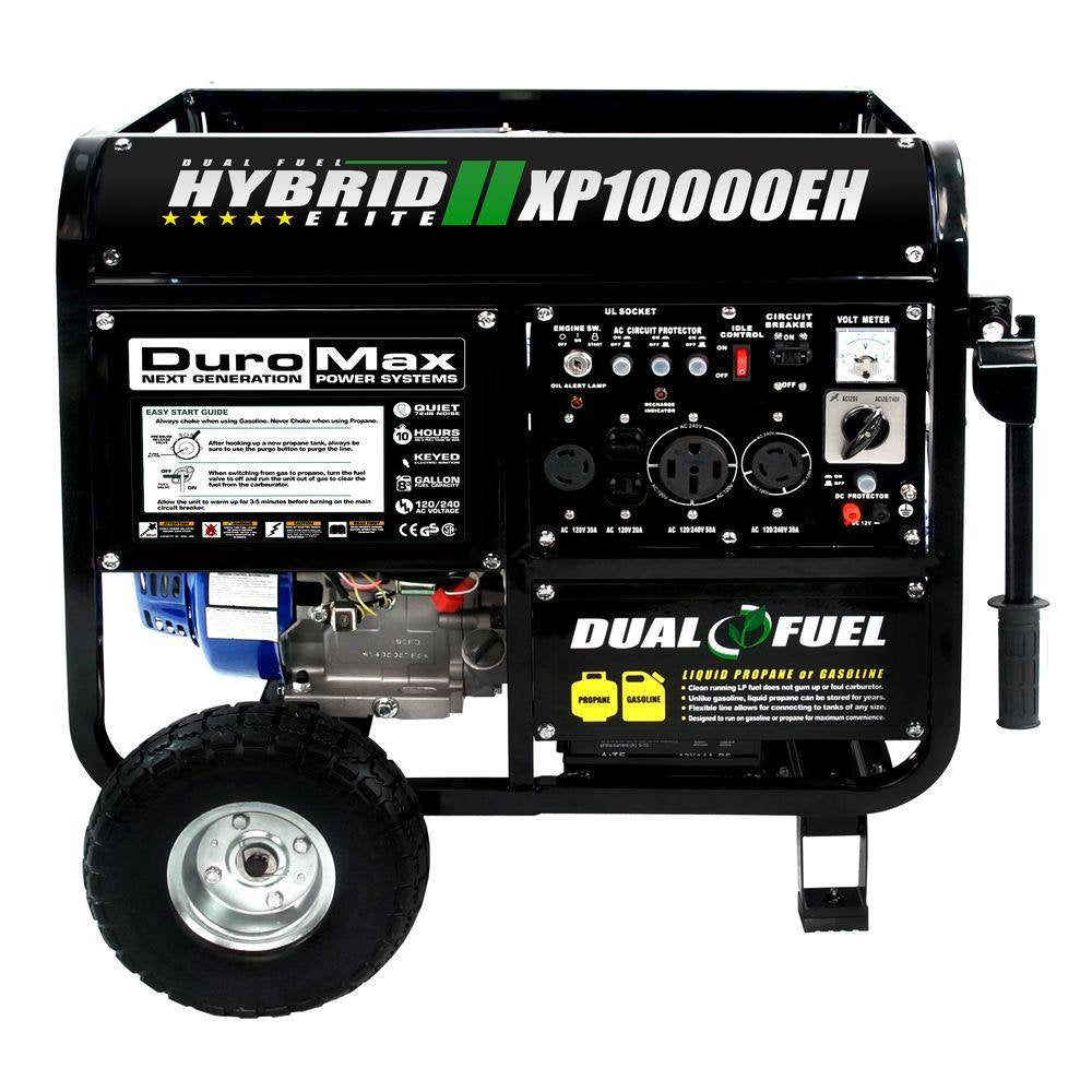 XP10000EH 10,000 Watt Portable Dual Fuel Gas Propane Generator